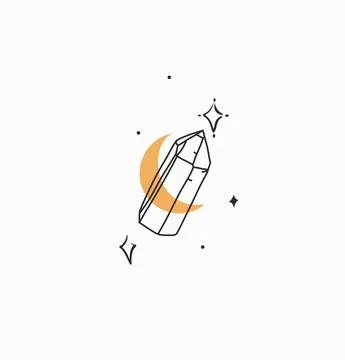 Hand drawn vector abstract stock flat graphic illustration with minimal logo Stock Illustration