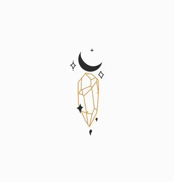 Hand drawn vector abstract stock flat graphic illustration with minimal logo Stock Illustration