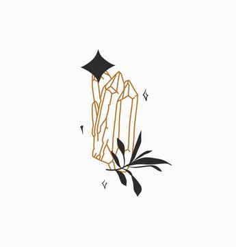 Hand drawn vector abstract stock flat graphic illustration with minimal logo Stock Illustration