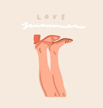 Hand drawn vector abstract stock graphic contemporary aesthetic,fashion Stock Illustration