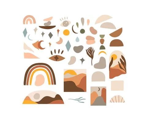 Hand drawn vector abstract stock flat gtraphic,modern clipart contemporary Stock Illustration