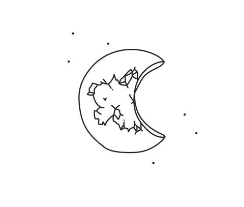 Hand drawn vector abstract stock flat graphic illustration with logo element Stock Illustration