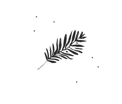 Hand drawn vector abstract stock flat graphic illustration with logo element of Stock Illustration