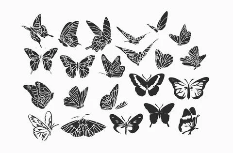 Hand drawn vector abstract stock flat graphic illustrations collection set 스톡 일러스트