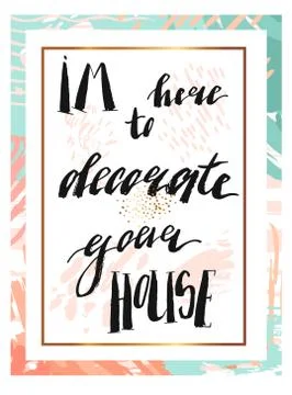 Hand drawn vector abstract texture artistic poster イラスト素材