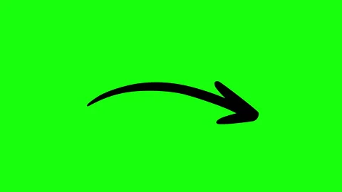 Hand drawn vector arrows doodle, cute arrow vector 4k animation Stock Footage 287342238