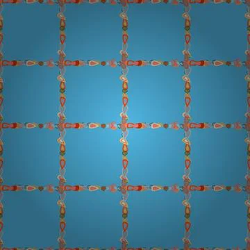 Hand drawn vector border frame doodles. Vector. Seamless pattern. Stock Illustration