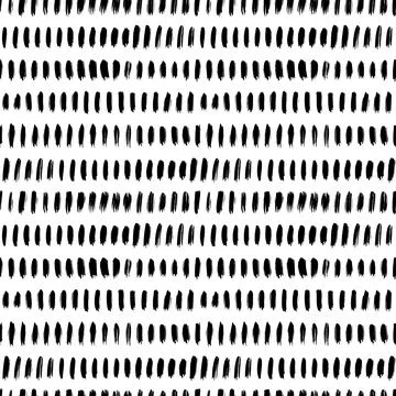 Hand drawn vector brush strokes seamless pattern Illustrazione stock