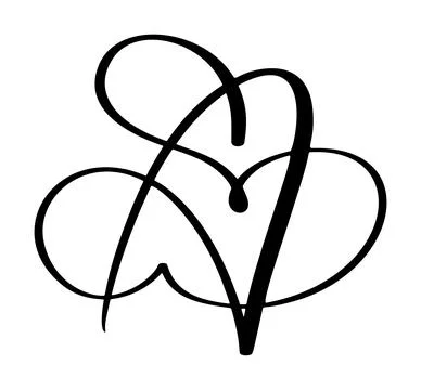Hand drawn vector calligraphy letter A. Script font. Handwritten brush style イラスト素材