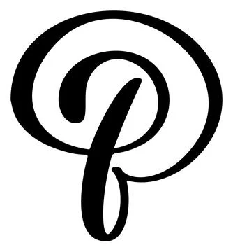 Hand drawn vector calligraphy letter B. Script font logo. Handwritten brush Illustrazione stock