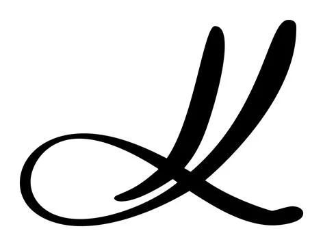 Hand drawn vector calligraphy letter K. Script capital font logo. Handwritten Illustrazione stock