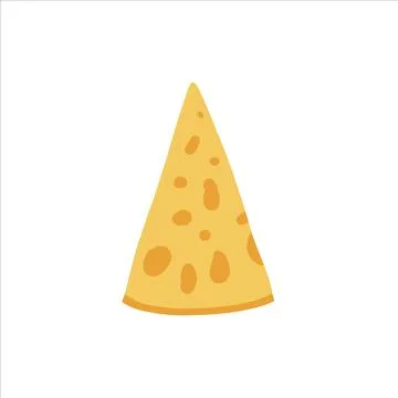 Hand drawn vector illustraction of swiss cheese. Isolated on white background Stock Illustration