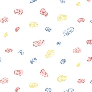 Hand drawn vector illustration of abstract pattern on white background. Иллюстрация