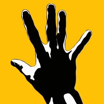 Hand drawn vector illustration in black and white Illustrazione stock