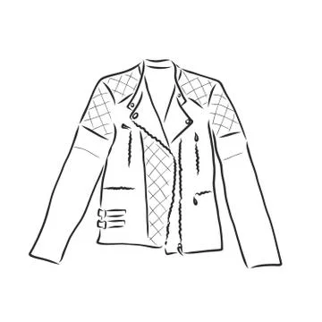 Hand drawn vector illustration. Creative black contour art work. Ink fashion  Illustrazione stock