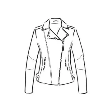 Hand drawn vector illustration. Creative black contour art work. Ink fashion  Illustrazione stock