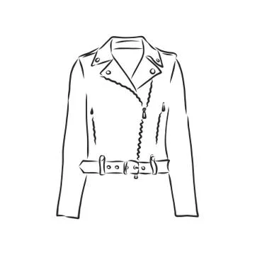 Hand drawn vector illustration. Creative black contour art work. Ink fashion  Stock Illustration
