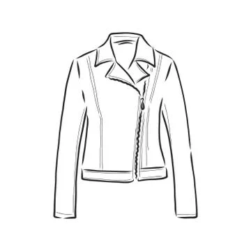 Hand drawn vector illustration. Creative black contour art work. Ink fashion  Illustrazione stock