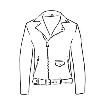 Hand drawn vector illustration. Creative black contour art work. Ink fashion  Stock Illustration