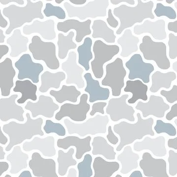 Hand drawn vector illustration of grey camouflage pattern.Abstract wallpaper. 스톡 일러스트