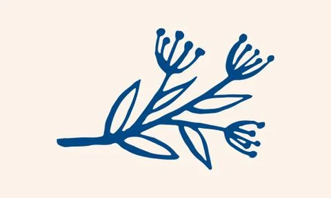 Hand drawn vector illustration of herbs Stock Illustration