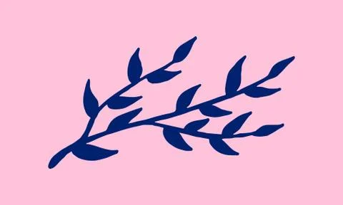 Hand drawn vector illustration of wildflowers Stock Illustration