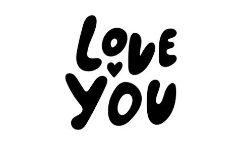 Hand drawn vector inscription Stock Illustration