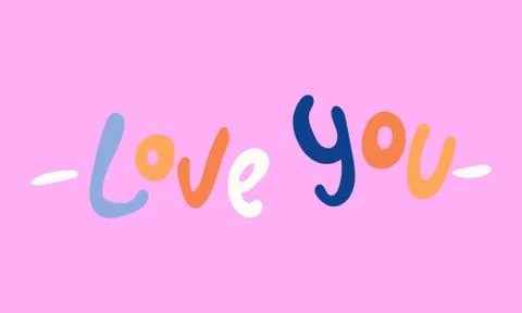 Hand drawn vector inscription Stock Illustration