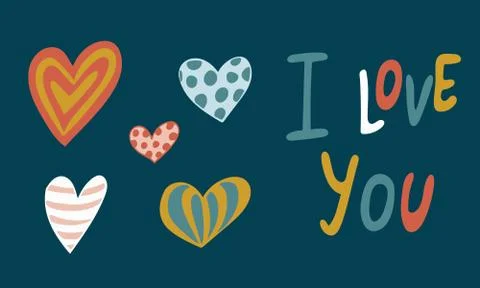 Hand drawn vector inscription Stock Illustration