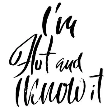 Hand drawn vector lettering. Motivation modern dry brush calligraphy Stock Illustration