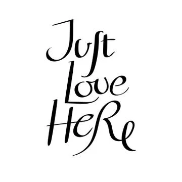 Hand drawn vector lettering phrase. Modern motivating calligraphy decor for wall Stock Illustration