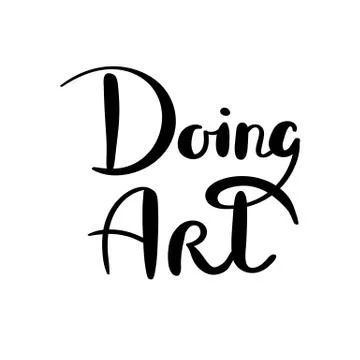 Hand drawn vector lettering phrase. Modern motivating calligraphy decor for w Stock Illustration