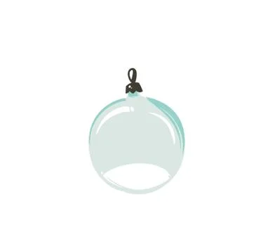 Hand drawn vector Merry Christmas time cartoon graphic illustration design Stock Illustration