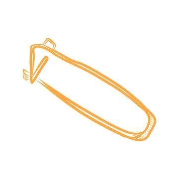 Hand drawn vector sketch, knitting items, hobbies, line art Ilustración de archivo