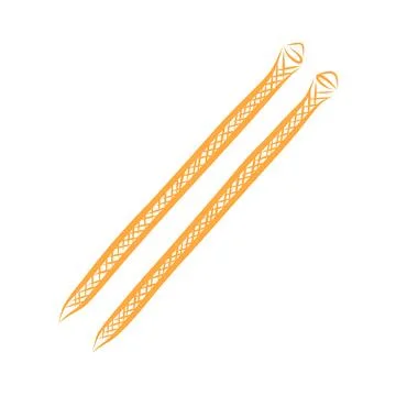 Hand drawn vector sketch, knitting items, hobbies, line art Ilustración de archivo