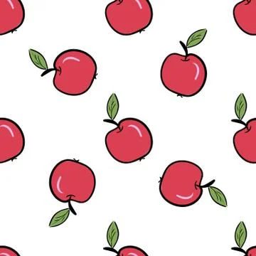Hand drawn vegetable seamless pattern. Vector illustration Stock Illustration
