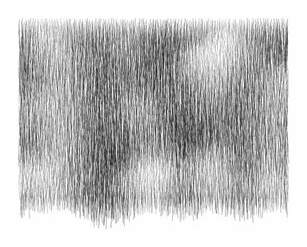 Hand drawn vertical line hatch pattern texture. Monochrome abstract scratch.. Stockillustratie
