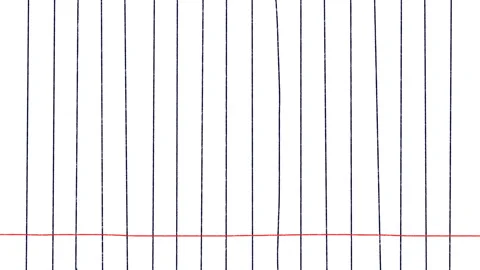 Hand-drawn vertical line notebook background for vertical video. Stock Footage 263203546
