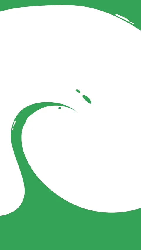 Hand Drawn Vertical Liquid Transition Animation Green Screen Motion Graphic Stock Footage 334579730