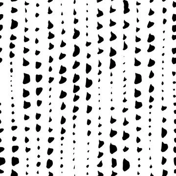 Hand drawn vertical vector dotted lines pattern. 스톡 일러스트