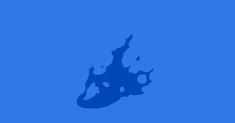 Hand Drawn Water Splash FX 11 Stock Footage 122809634