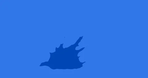 Hand Drawn Water Splash FX 12 Stock Footage 122809640