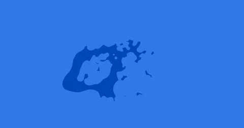 Hand Drawn Water Splash FX 16 Stock Footage 122809711