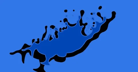 Hand Drawn Water Splash FX 15 Stock Footage 122809757
