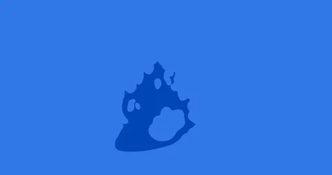Hand Drawn Water Splash FX 29 Stock Footage 122809994