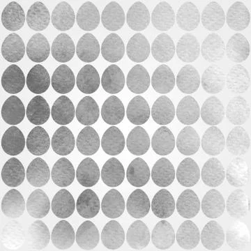 Hand drawn watercolor pattern with Easter eggs. Stockillustratie