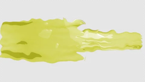 Hand Drawn Wave Liquid Fluid Transition on Alpha Channel, Looped 库存影片 318192063