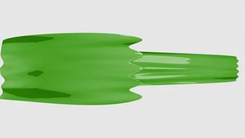 Hand Drawn Wave Liquid Fluid Transition on Alpha Channel, Looped 库存影片 319043116