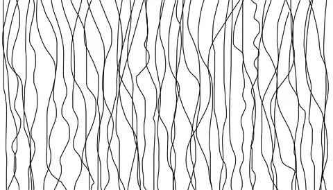 Hand drawn wavy background horizontal surface seamless wallpaper line art. Stock Illustration