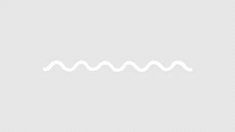 Hand Drawn Wavy Line Animation on Transparent Background Stock-Footage 337397580